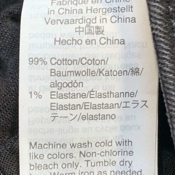 Madewell Stretch Denim A-Line Skirt Micro Mini Retro Style Black Patch Pockets - Picture 7 of 7